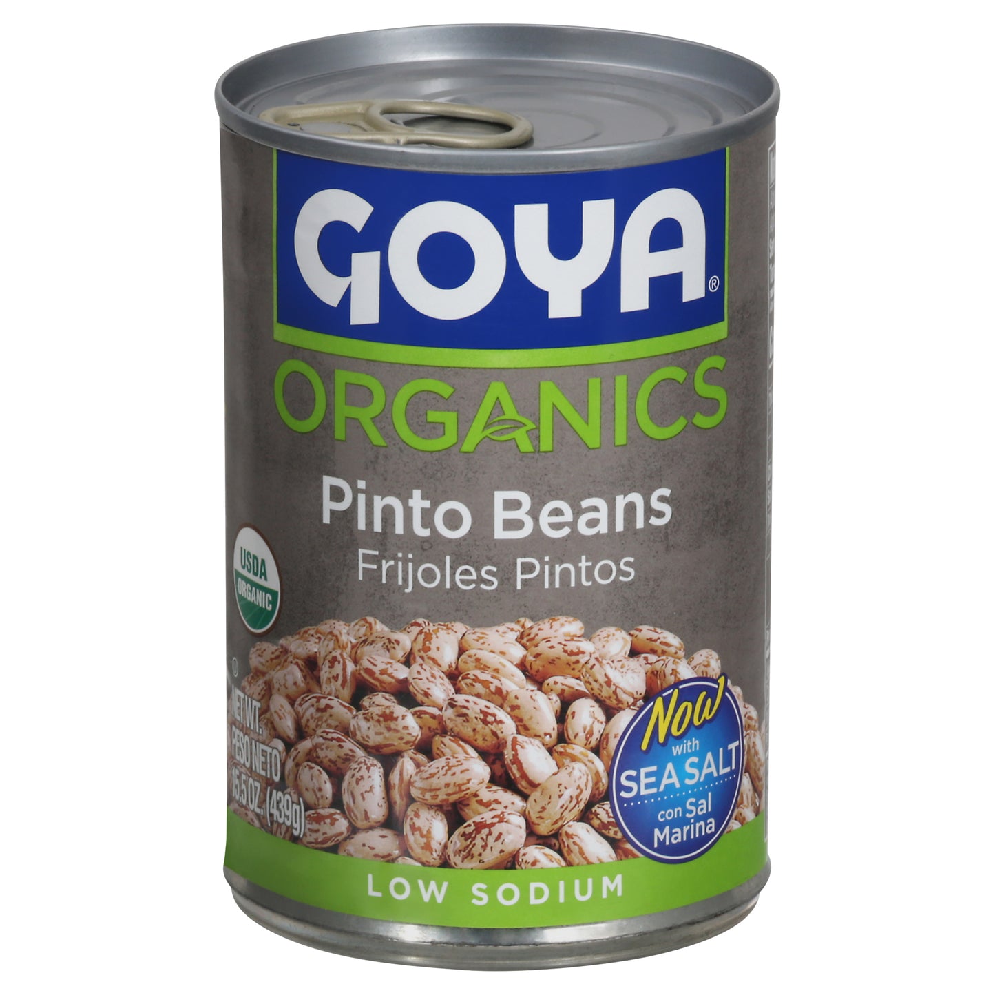 Goya Organics Low Sodium Pinto Beans 15.5 oz
