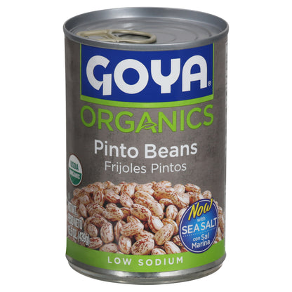 Goya Organics Low Sodium Pinto Beans 15.5 oz