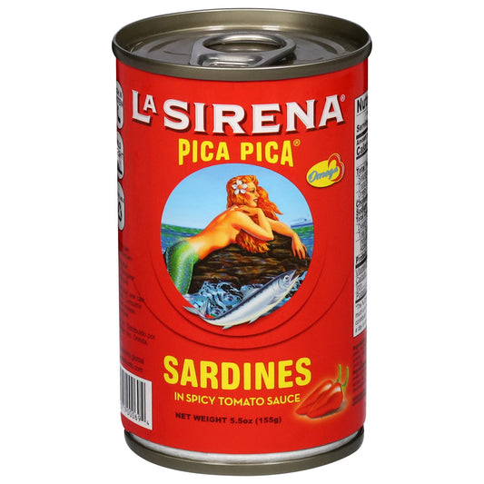 La Sirena Pica Pica Sardines in Spicy Tomato Sauce 5.5 oz