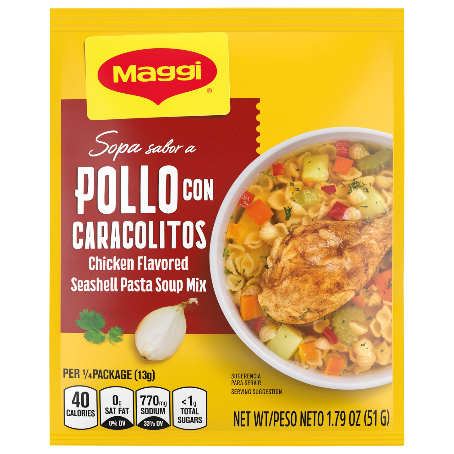 MAGGI Dehydrated Soup Chicken Seashell 1.79oz