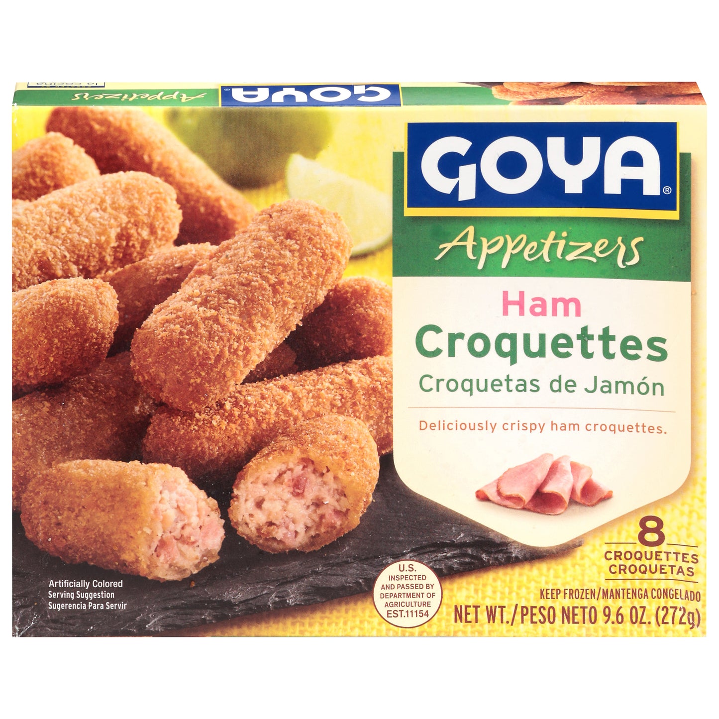 Aperitivos Goya Croquetas de Jamón 8 Unidades