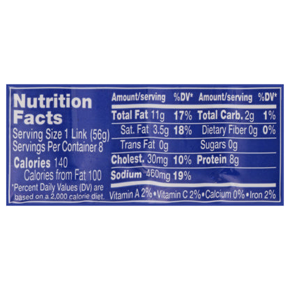 FUD Pork Added Jumbo Chicken Franks 16 oz