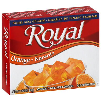 Royal Family Size Orange Gelatin Family Size 2.82 oz