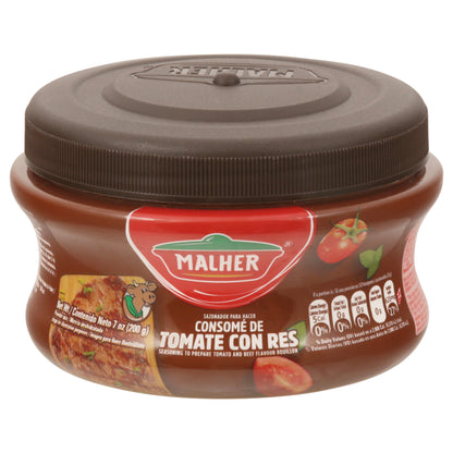 Malher Tomato and Beef Flavour Powder Mix 7 oz