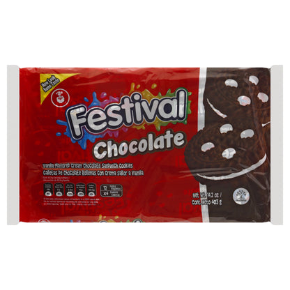 Festival 12 Pack Chocolate Sandwich Cookies 12 ea