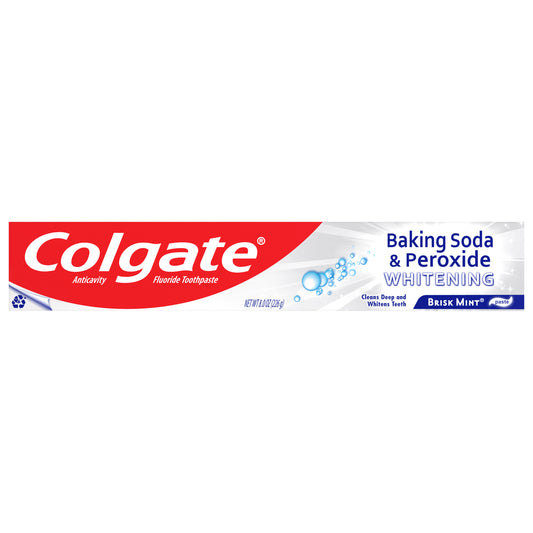 Colgate Baking Soda and Peroxide Whitening Toothpaste - 8 Oz. (6 Pk.)