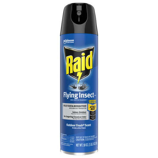 Raid Outdoor Fresh Scent Flying Insect Killer 18 oz