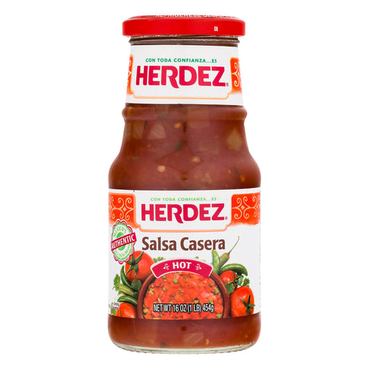 Herdez Hot Salsa Casera 16 oz