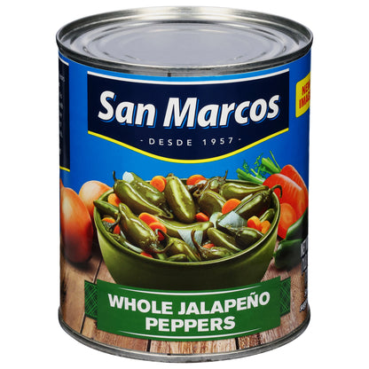 San Marcos Whole Jalapeno Peppers 26 oz
