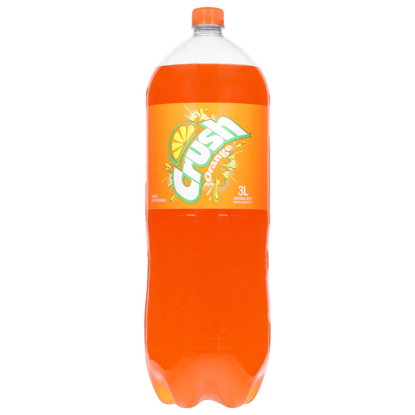 Crush Carbonated Orange Flavor Soft Drink 3 L