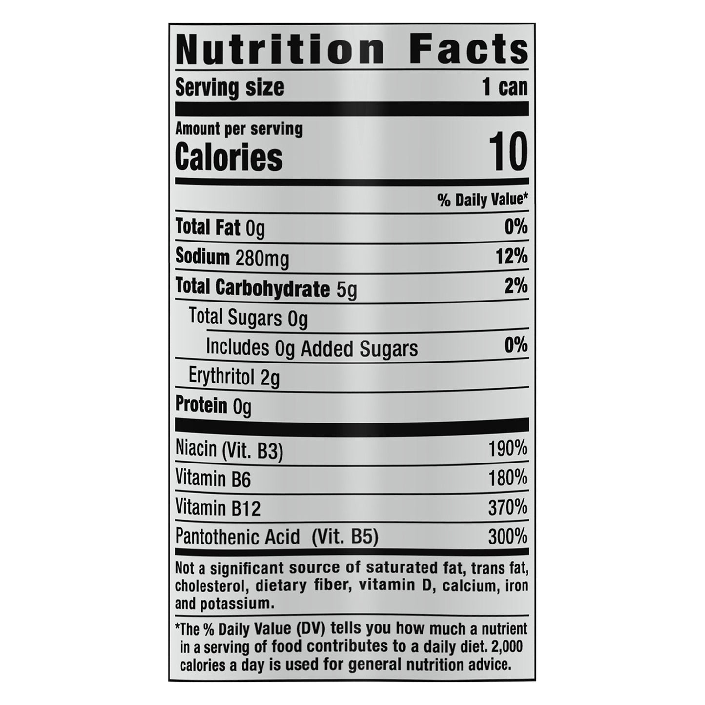 Monster Energy Zero Sugar Zero Ultra Energy Drink 12 fl oz