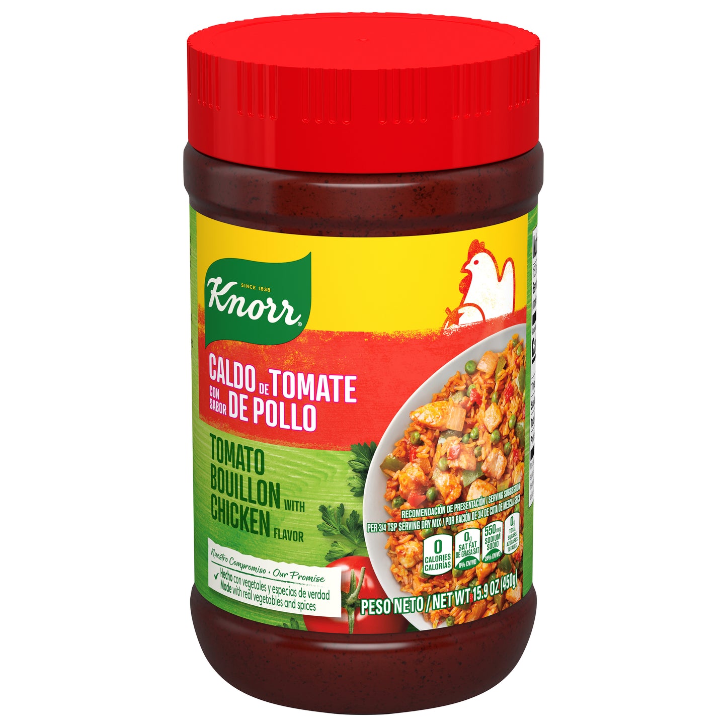 Knorr Granulated Bouillon Tomato Chicken, 15.9 oz