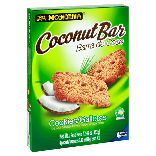 La Moderna Coconut Bar Cookies 4 ea