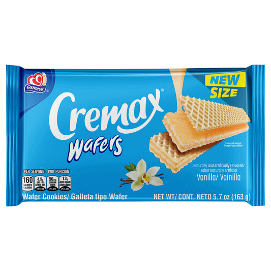 Gamesa Cremax Wafers Cookies Vanilla 5.7 Oz