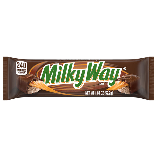 MILKY WAY, Milk Chocolate Singles Size Candy Bars, 1.84 Oz