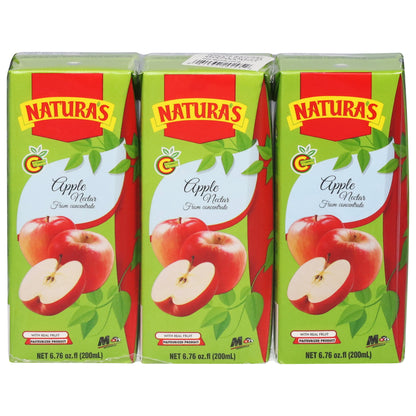 Natura's Apple Nectar from Concentrate 3 - 6.76 oz Bricks