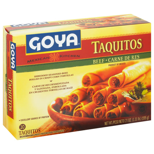 Goya Mexican Kitchen Beef Taquitos 20 Taquitos 20 ea