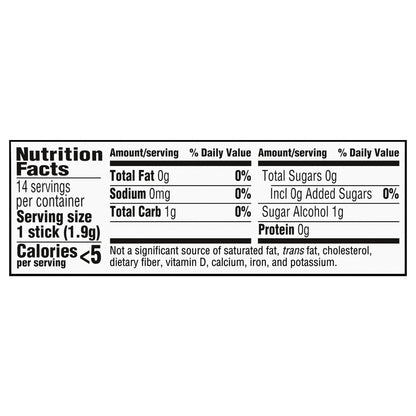 Trident Perfect Peppermint Sugar Free Gum, 14 Piece Pack