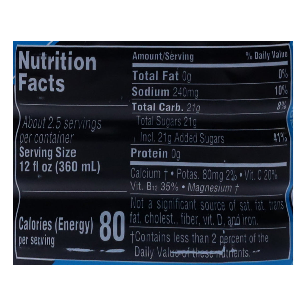 Powerade Mountain Berry Blast Sports Drink 28 fl oz