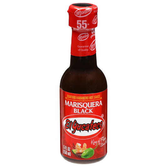 El Yucateco Marisquera Black Seafood Habanero Hot Sauce 5 fl oz