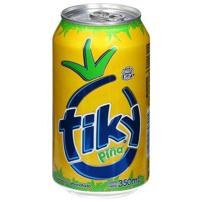 Tiky Pina Pineapple Flavor Carbonated Soft Drink 350 ml