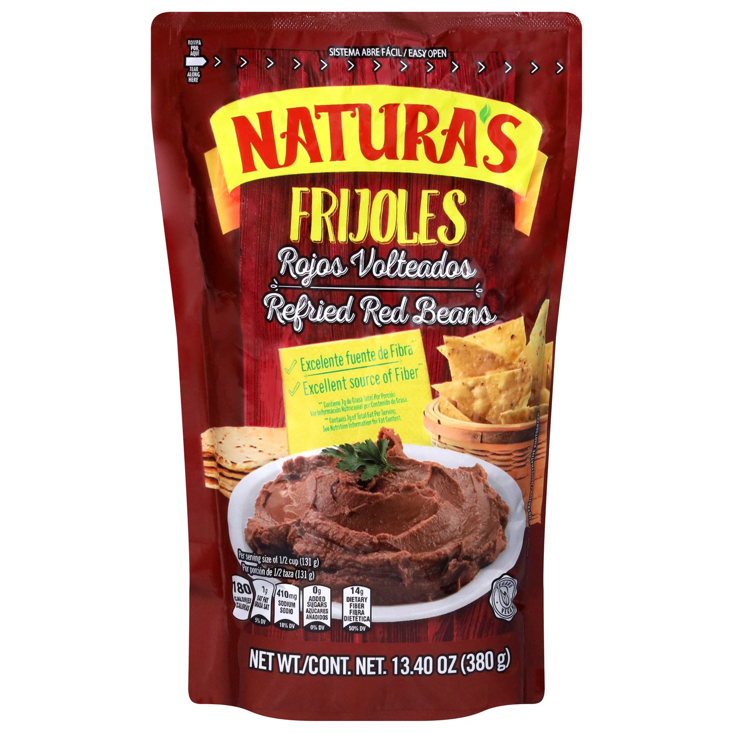 Natura's Refried Red Beans 13.40 oz