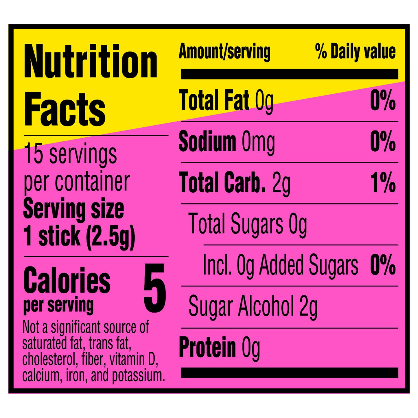 Extra Pink Lemonade Sugar Free Chewing Gum - 15 Sticks