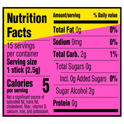 Extra Pink Lemonade Sugar Free Chewing Gum - 15 Sticks