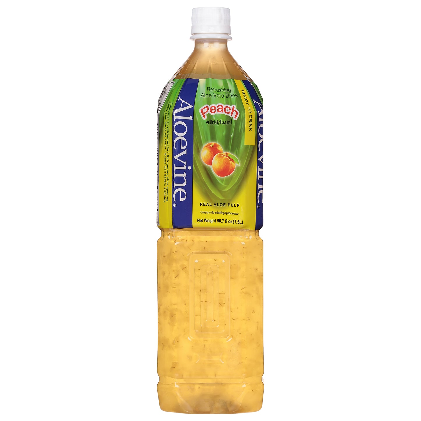 Aloevine Refreshing Peach Aloe Vera Drink 50.7 fl oz