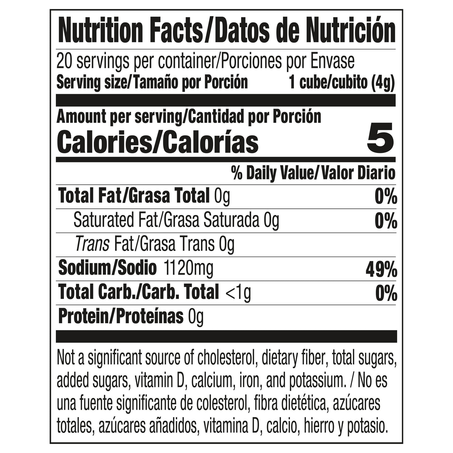 Maggi Beef Flavor Bouillon Cubes 20 Count 2.8 oz.