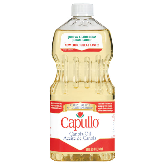 Capullo Canola Oil 32 fl. oz. Plastic Bottle