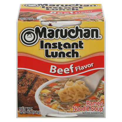 Maruchan Instant Lunch Beef Flavor Ramen Noodle Soup 2.25 oz