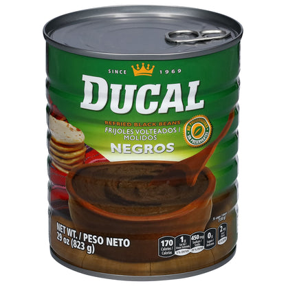 Ducal Refried Black Beans 29 oz