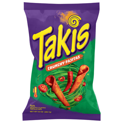 Takis Crunchy Fajitas Tortilla Chips 9.9 oz