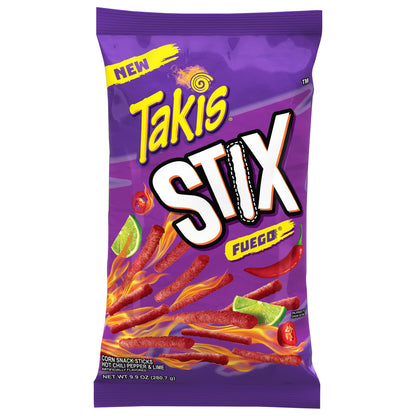 Takis Stix Fuego Corn Sticks 9.9 Oz (280.7g)