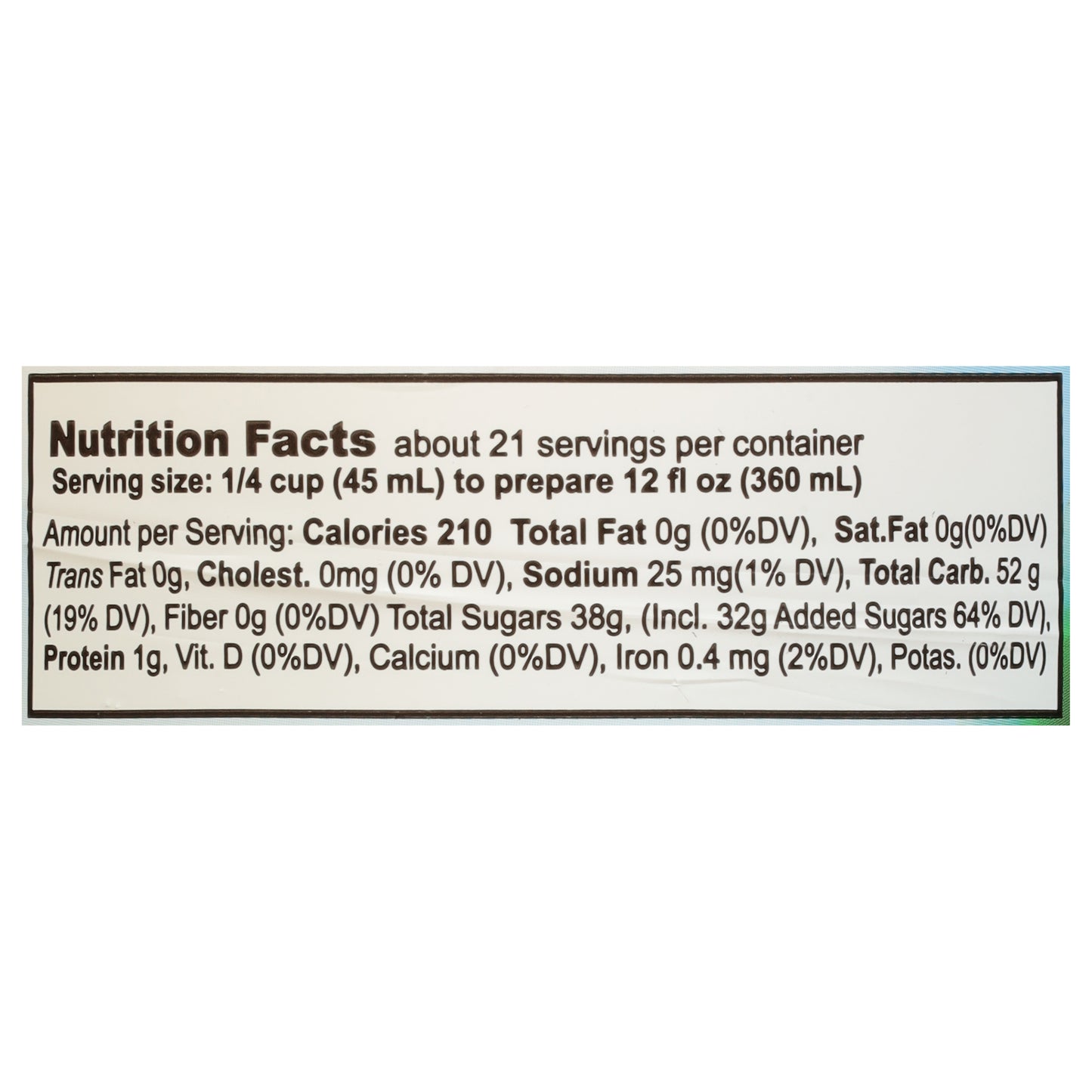 Delicia Sweetened Horchata Concentrate 32 fl oz