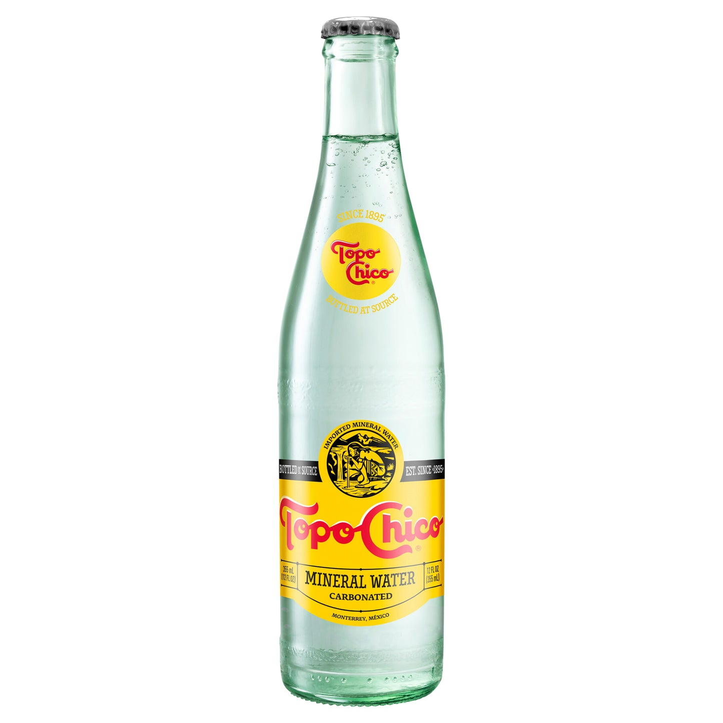 Topo Chico Mineral Water Glass Bottle, 12 fl oz