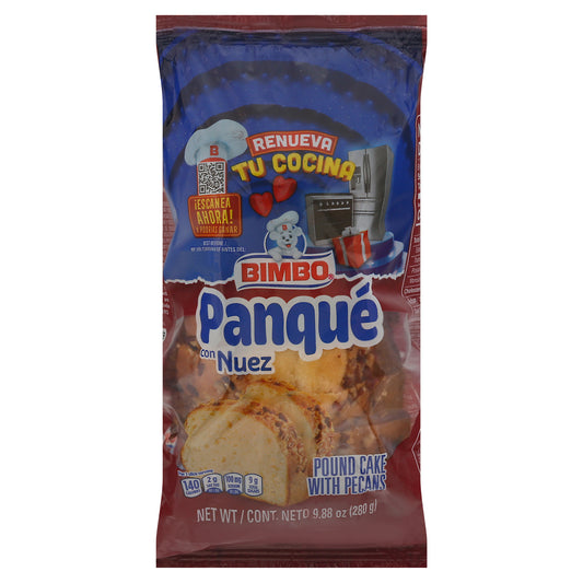 Bimbo Pound Cake with Pecans 9.88 oz