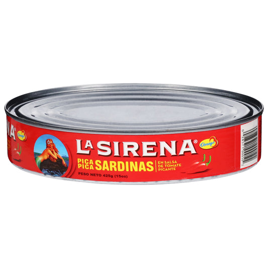 La Sirena Pica Picante Sardines in Spicy Tomato Sauce 15 oz