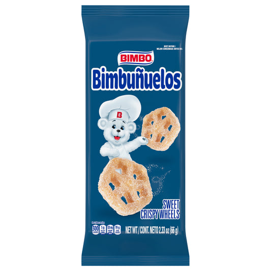 Bimbo Bimbunuelos Crispy Wheels Pastry, 4 count, 2.33 Ounces