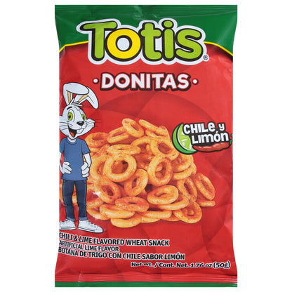 Totis Chili & Lime Flavored Wheat Snack 1.76 oz