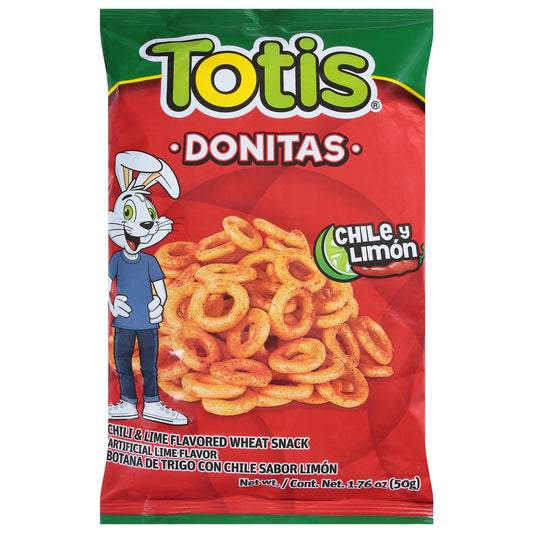 Totis Chili & Lime Flavored Wheat Snack 1.76 oz