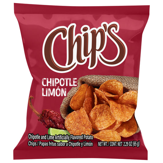 Chip's Chipotle Limon Potato Chips 2.29 oz
