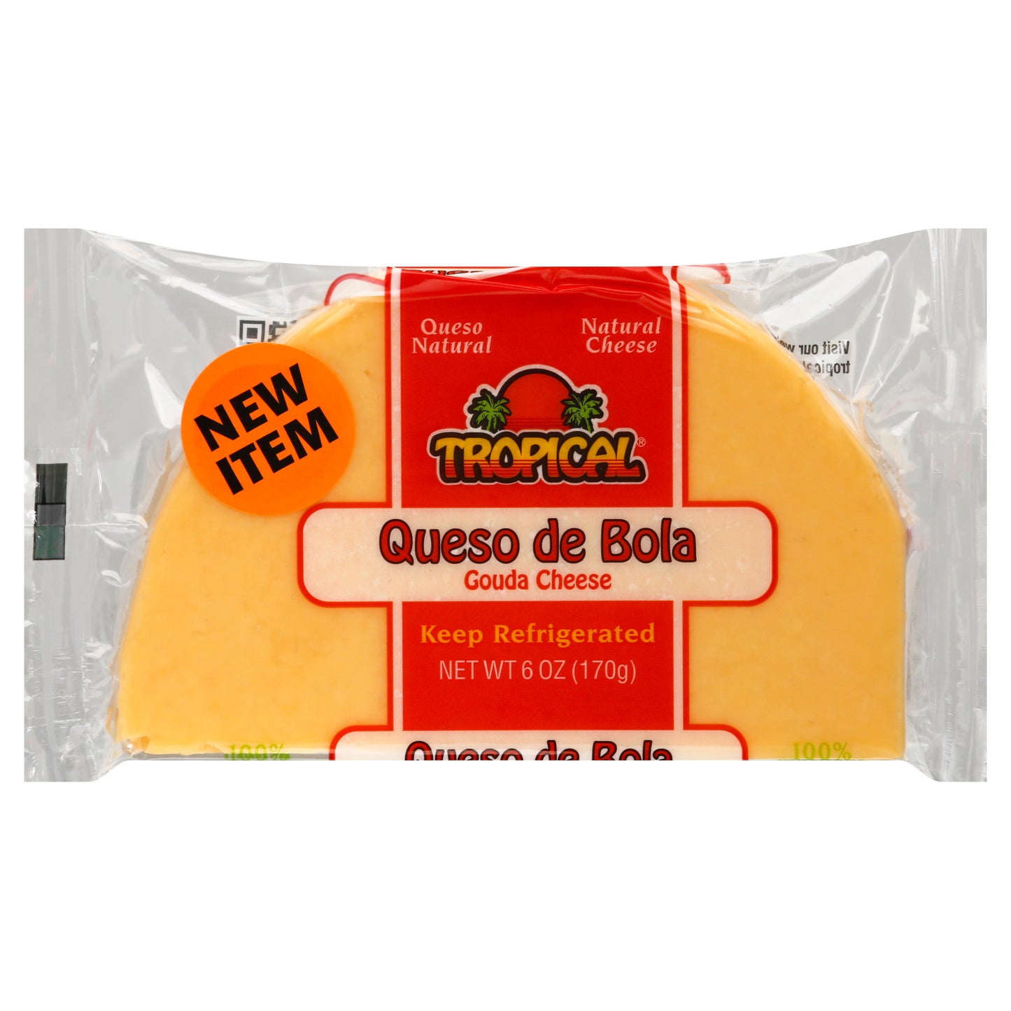 Tropical Queso de Bola Gouda Cheese 6 oz