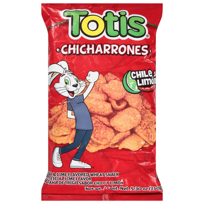 Totis Chili & Lime Flavored Chicharrones 5.30 oz