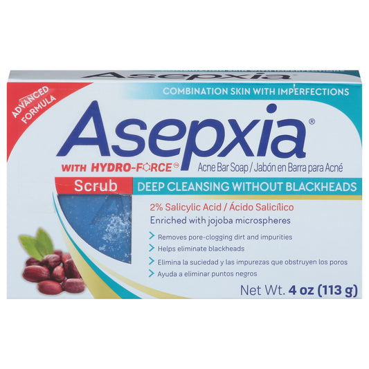 Asepxia Advanced Formula Acne Bar Soap 4 oz