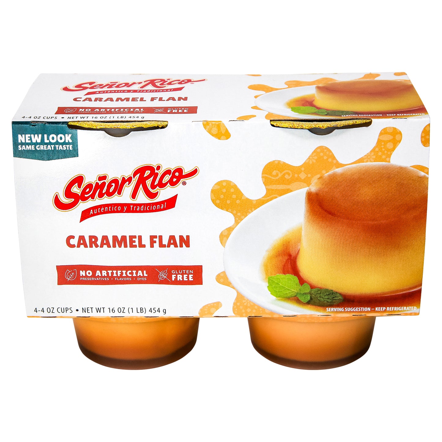 Senor Rico Caramel Flan 4pk