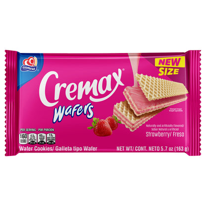 Gamesa Cremax Wafers Cookies Strawberry 5.7 Oz