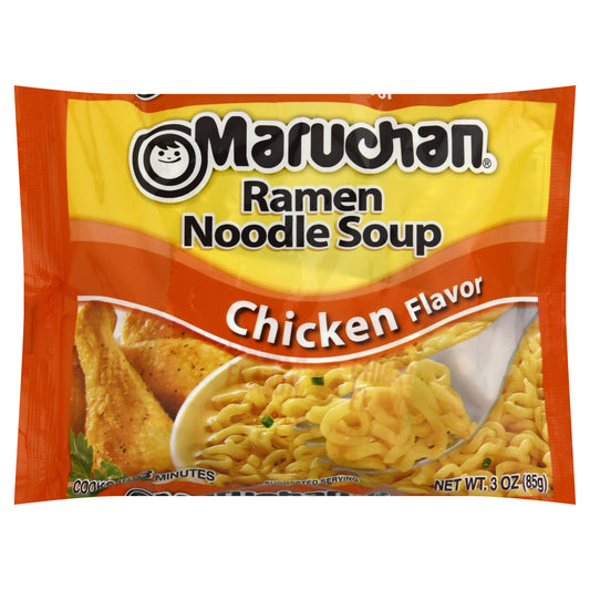 Maruchan Chicken Flavor Ramen Noodle Soup 3 oz