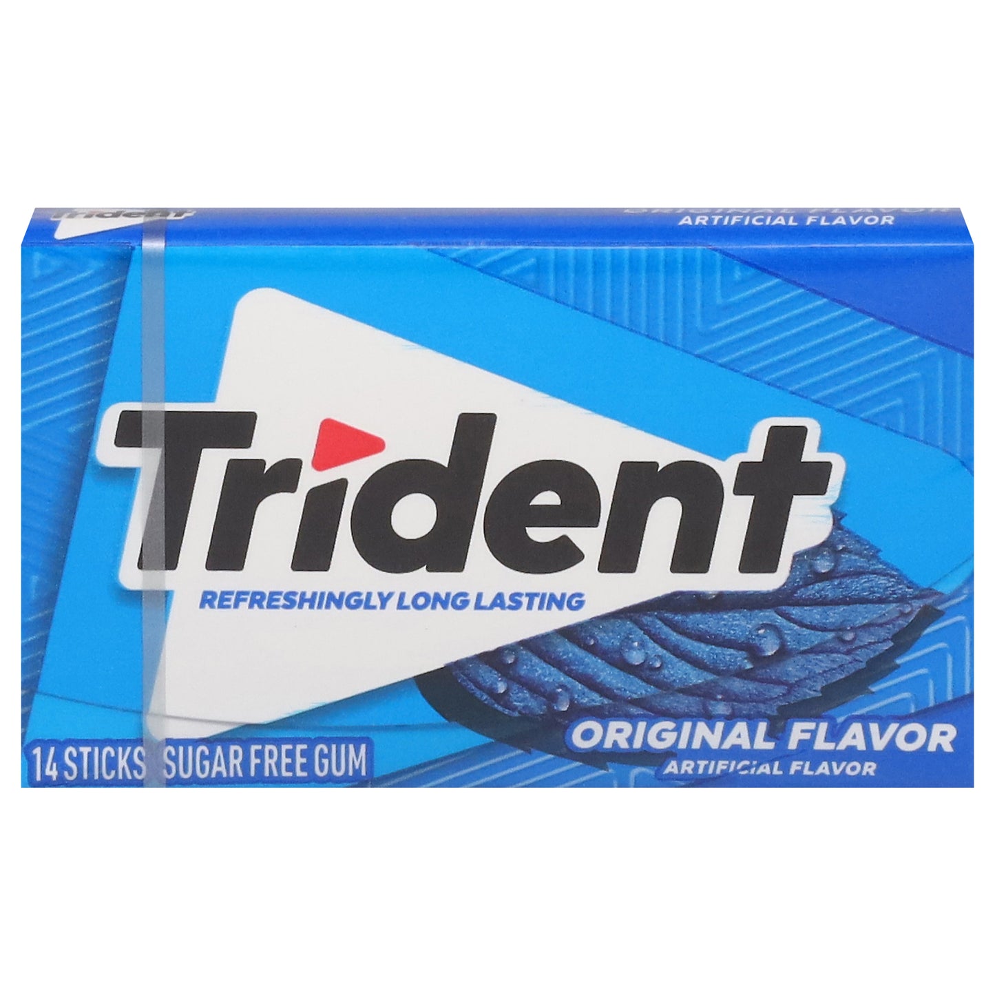Chicle sin azúcar sabor original Trident 14 unidades